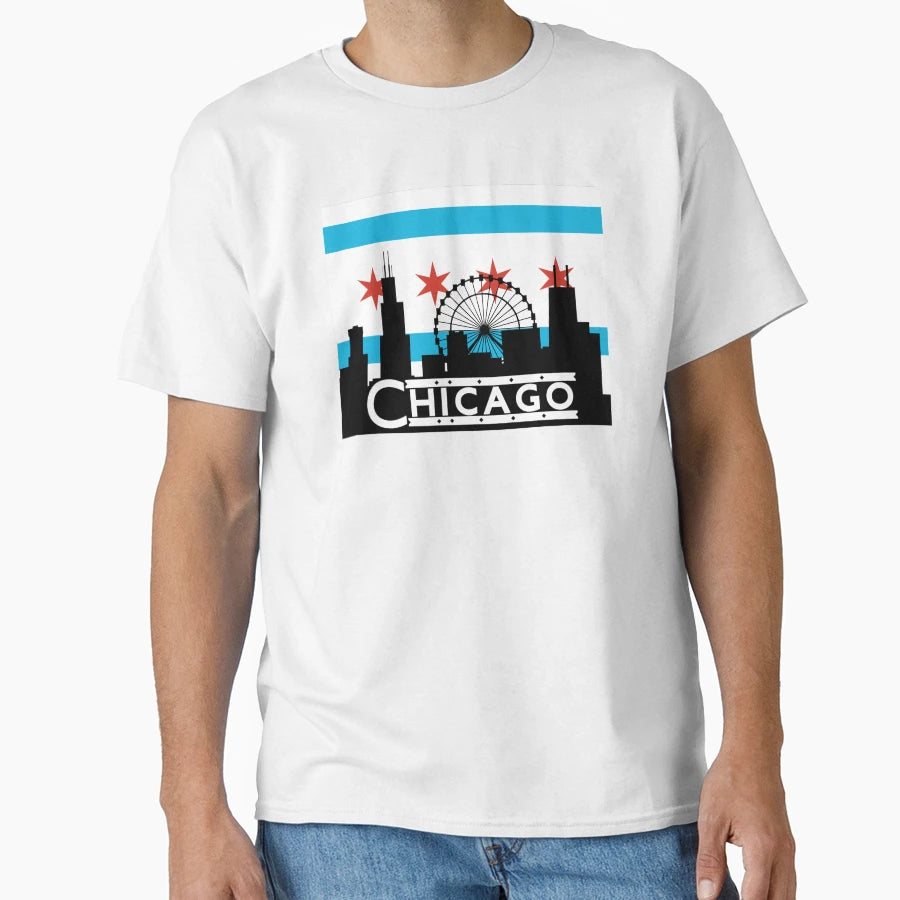 Chicago T-Shirt - Casual Everyday Wear Unisex - T-Shirt, Sweatshirt, Hoodie