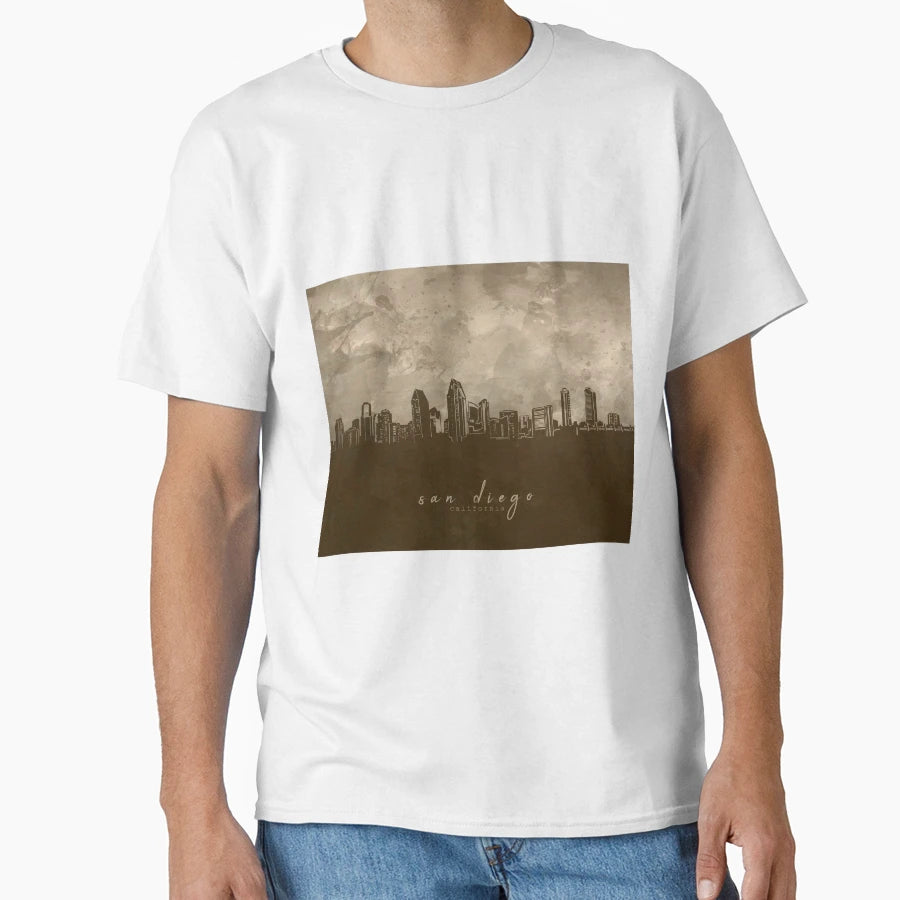 San Diego Skyline T-Shirt - Fun Novelty Design Unisex - T-Shirt, Sweatshirt, Hoodie