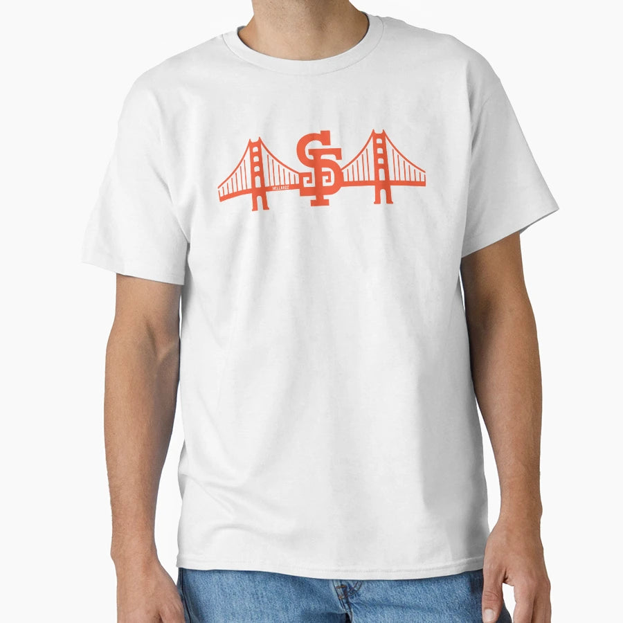 Sf Bridge T-Shirt - Graphic Print Men Women - T-Shirt, Sweatshirt, Hoodie