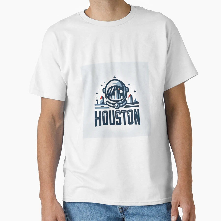 Houston City T-Shirt - Custom Art Print Men Women - T-Shirt, Sweatshirt, Hoodie