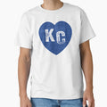 Royal Blue Kc Blue Heart Kansas City T-Shirt - Novelty Apparel Men Women - T-Shirt, Sweatshirt, Hoodie