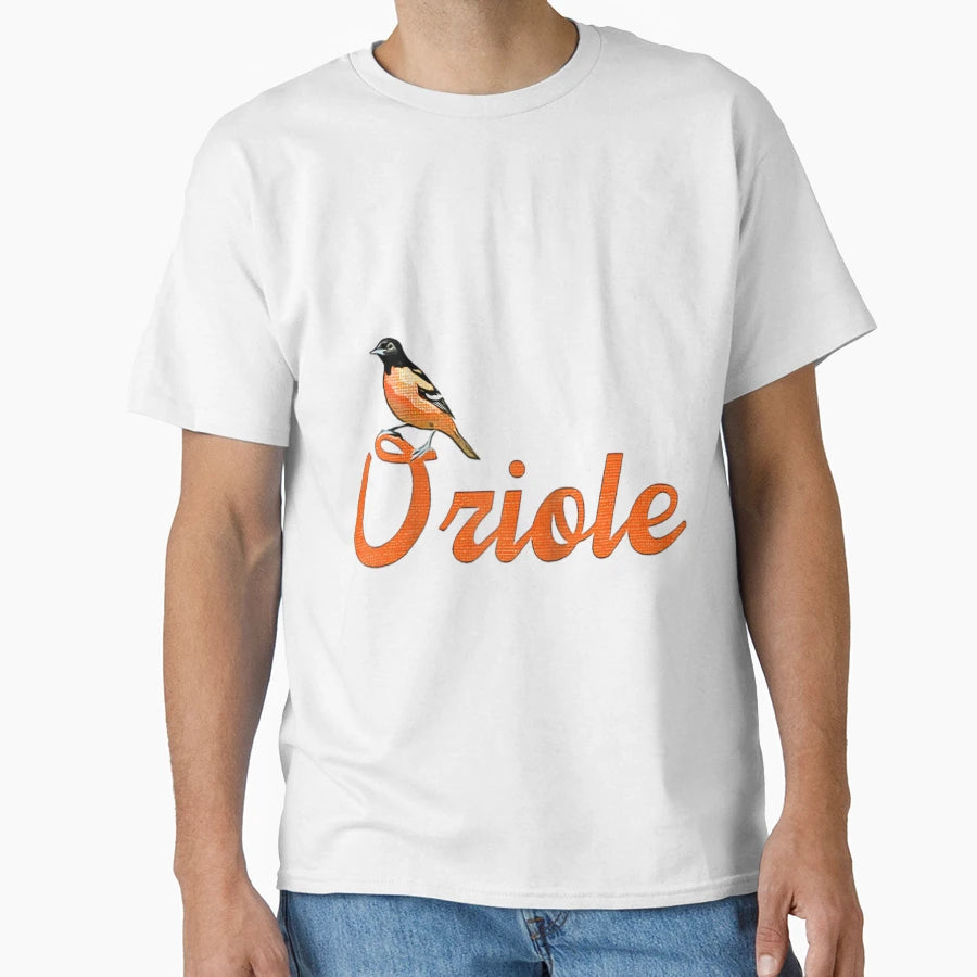 Oriole Bird Baltimore Favorites Raglan T-Shirt - Fun Novelty Design Unisex - T-Shirt, Sweatshirt, Hoodie