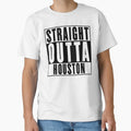Straight Outta Houston T-Shirt - Custom Art Print Men Women - T-Shirt, Sweatshirt, Hoodie