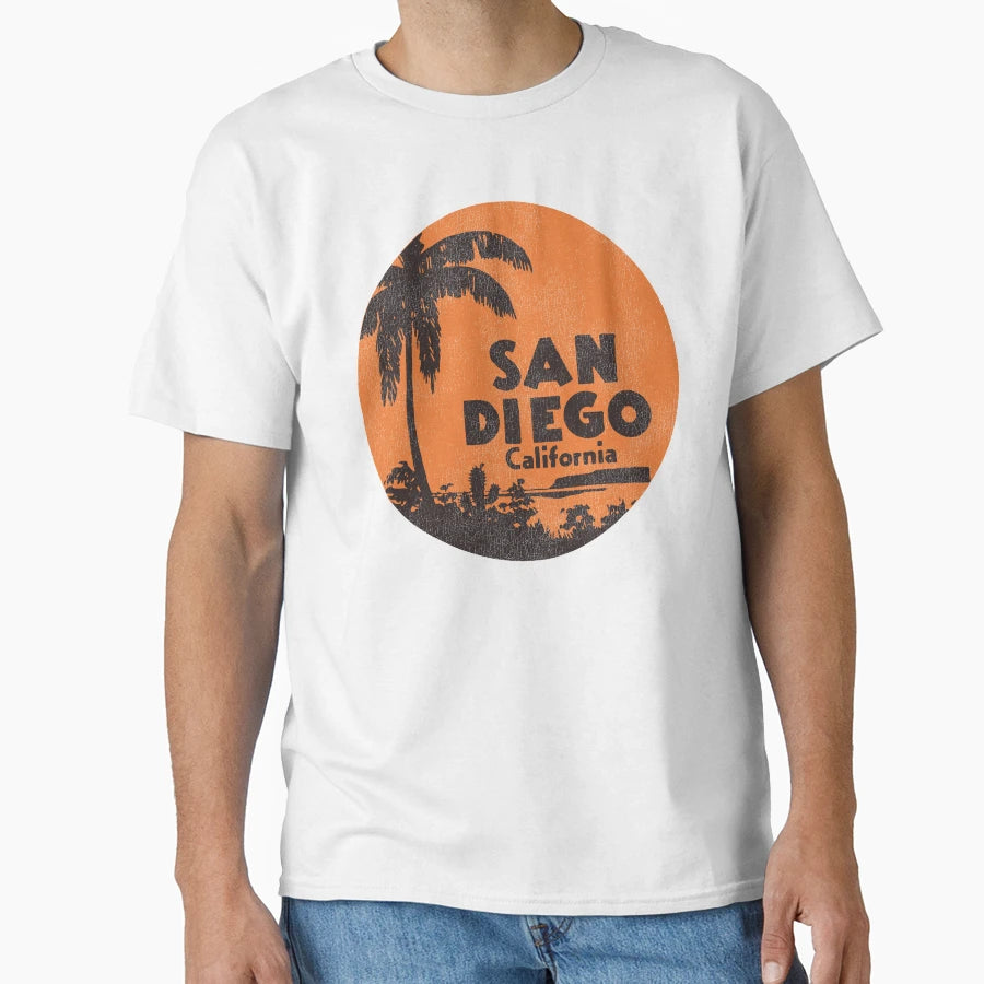 San Diego California Travel Souvenir T-Shirt - Unique Graphic Men Women - T-Shirt, Sweatshirt, Hoodie