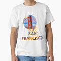 San Francisco America Usa Golden T-Shirt - Minimalist Print for Adults - T-Shirt, Sweatshirt, Hoodie