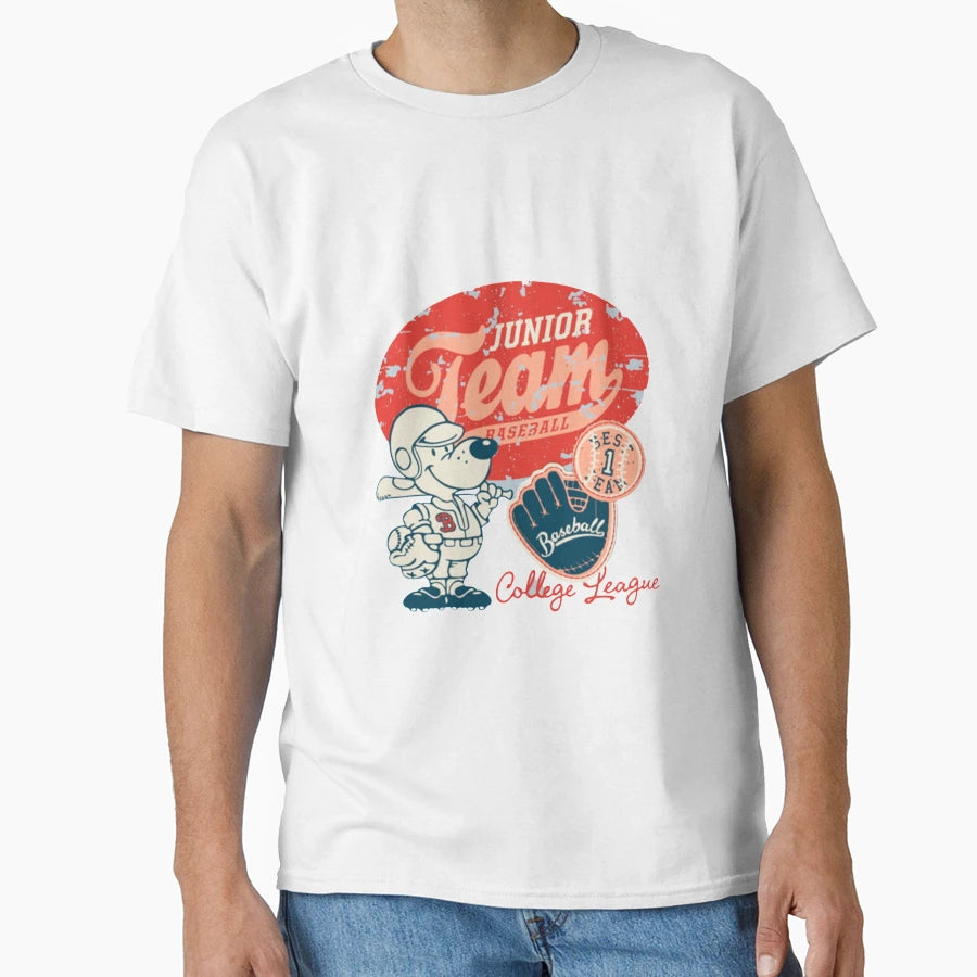 Junior Team Baseball T-Shirt - Fun Novelty Design Men Women - T-Shirt, Sweatshirt, Hoodie