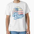 San Diego California Ca 70S T-Shirt - Casual Everyday Wear for Adults - T-Shirt, Sweatshirt, Hoodie