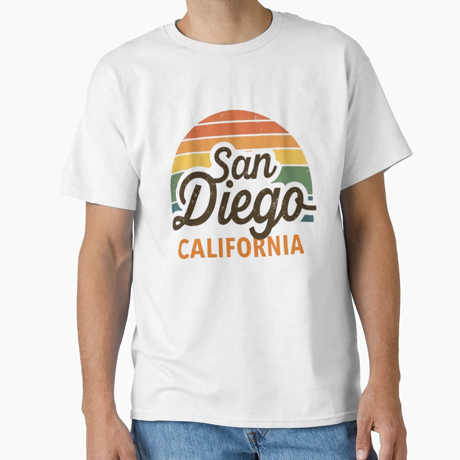 San Diego Sun T-Shirt - Custom Art Print Unisex - T-Shirt, Sweatshirt, Hoodie