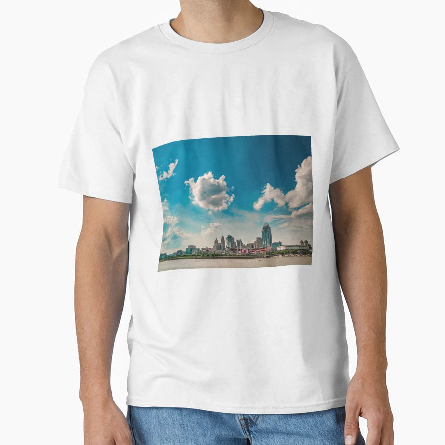 Cincinnati Ohio Reds Day Game And T-Shirt - Custom Art Print Men Women - T-Shirt, Sweatshirt, Hoodie