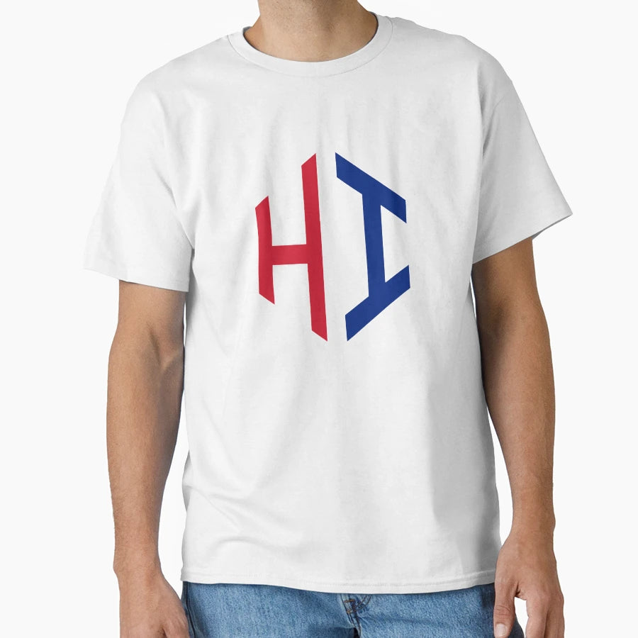 Hawaii State Abbreviation T-Shirt - Aesthetic Graphic Men Women - T-Shirt, Sweatshirt, Hoodie