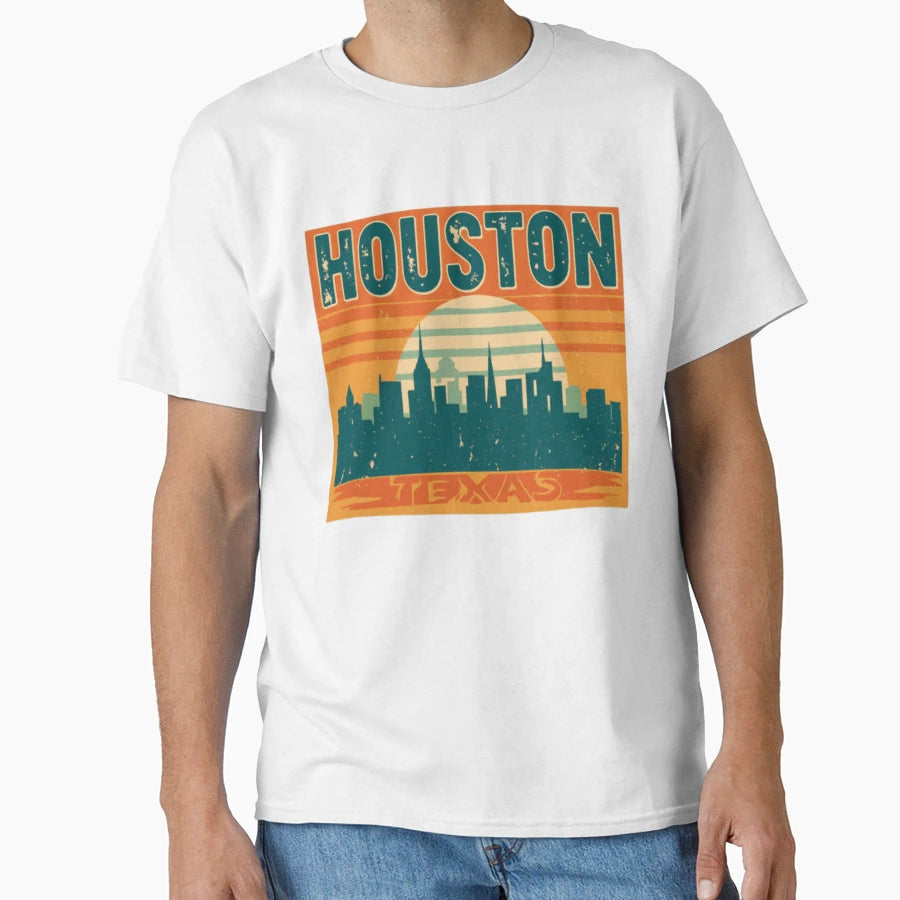 Houston Texas T-Shirt - Trendy Graphic for Adults - T-Shirt, Sweatshirt, Hoodie