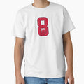 Ovechkin Washington Hockey 8 T-Shirt - Minimalist Print for Adults - T-Shirt, Sweatshirt, Hoodie