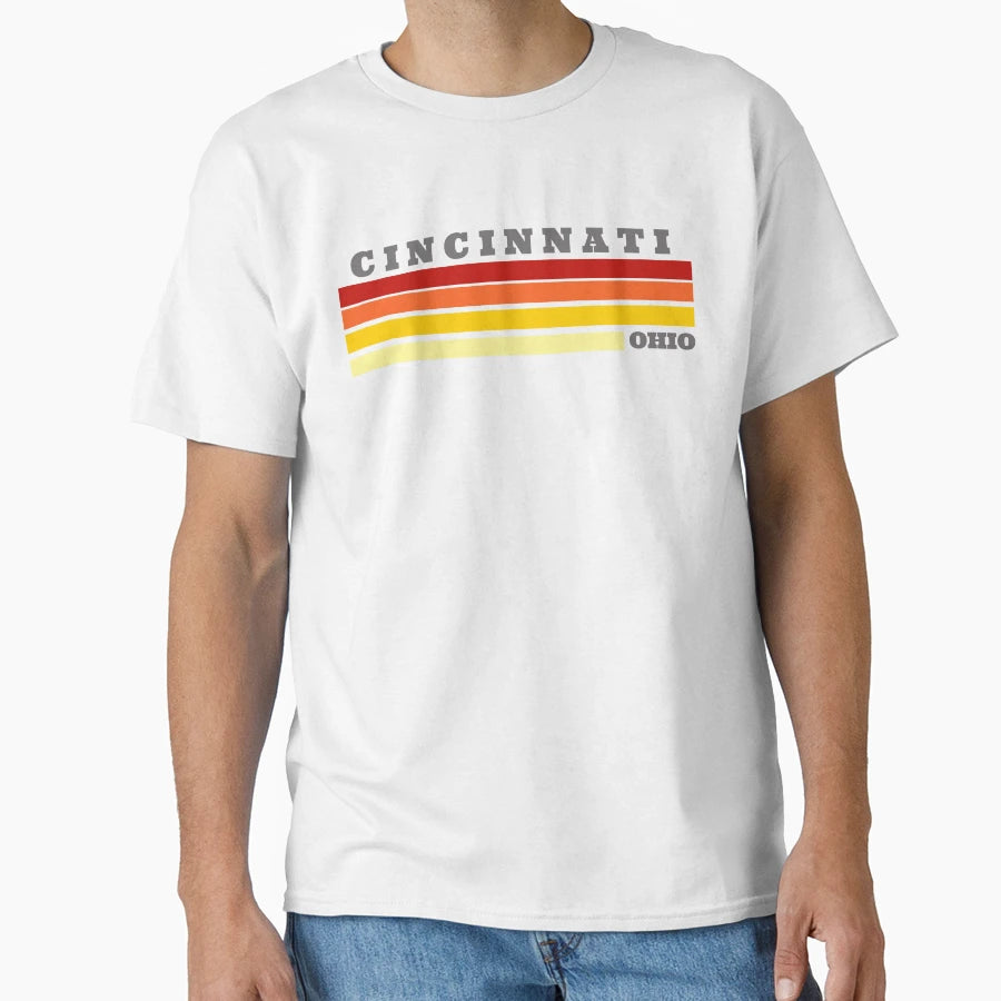 Cincinnati Ohio T-Shirt - Novelty Apparel for Adults - T-Shirt, Sweatshirt, Hoodie
