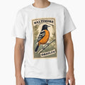 Baltimore Orioles Bird Old Stamp T-Shirt - Graphic Print for Adults - T-Shirt, Sweatshirt, Hoodie
