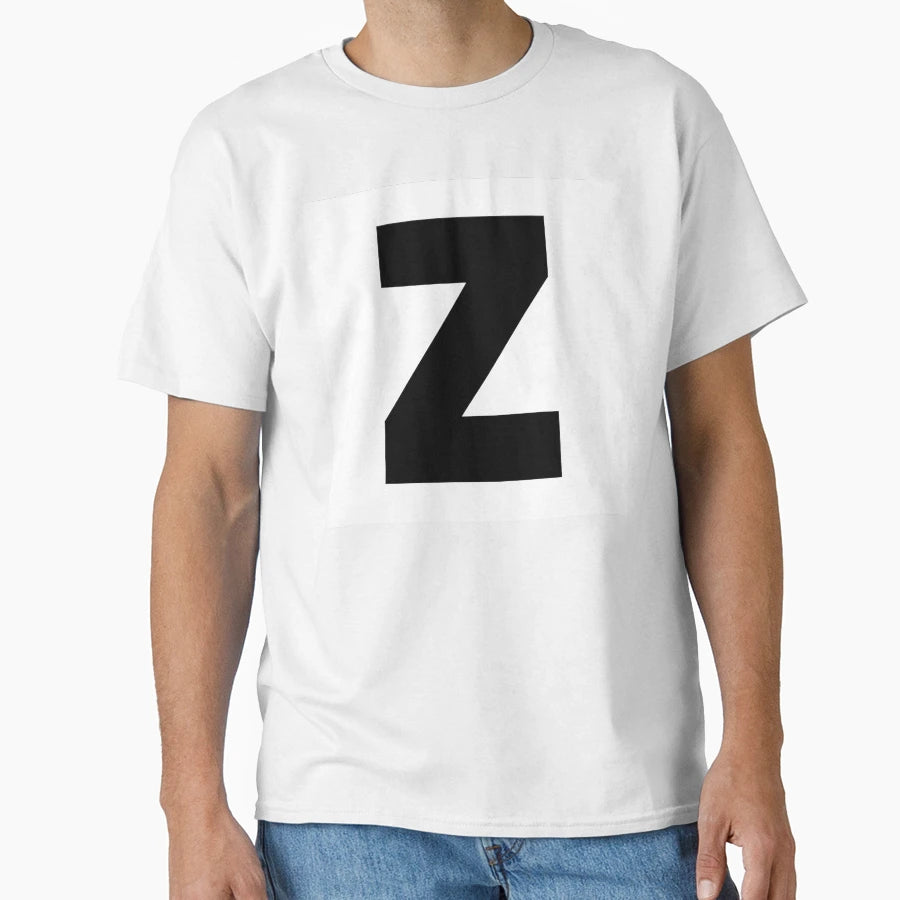 Letter Z T-Shirt - Aesthetic Graphic for Adults - T-Shirt, Sweatshirt, Hoodie