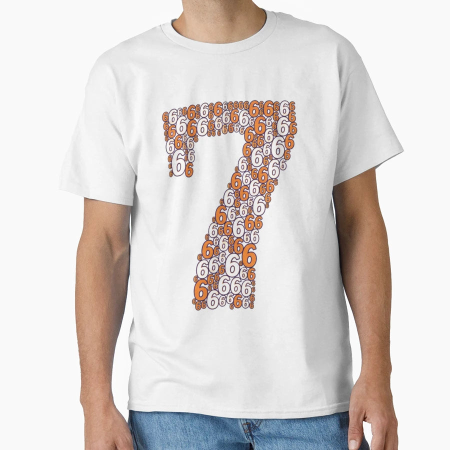 Minimalist Six Seven Typography Art T-Shirt - Minimalist Print for Adults - T-Shirt, Sweatshirt, Hoodie