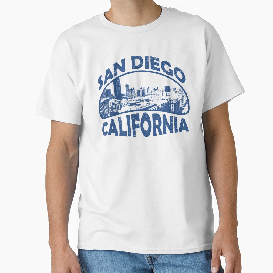 San Diego California T-Shirt - Graphic Print for Adults - T-Shirt, Sweatshirt, Hoodie