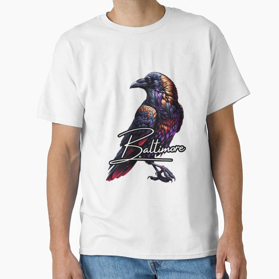 Baltimore Raven T-Shirt - Streetwear Style Unisex - T-Shirt, Sweatshirt, Hoodie