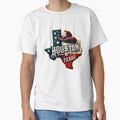 Houston Texast T-Shirt - Minimalist Print Men Women - T-Shirt, Sweatshirt, Hoodie