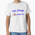 San Diego California Stylish Prints T-Shirt - Graphic Print for Adults - T-Shirt, Sweatshirt, Hoodie