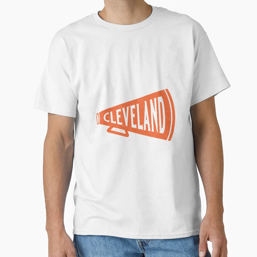 Megaphone Cleveland Browns Orange T-Shirt - Unique Graphic Men Women - T-Shirt, Sweatshirt, Hoodie