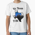 Its Texas Yall Small Town Texas T-Shirt - Aesthetic Graphic for Adults - T-Shirt, Sweatshirt, Hoodie