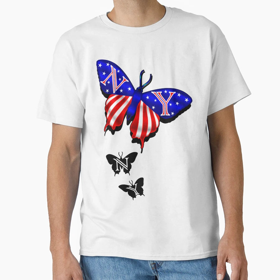 Alvesart New York Butterflies T-Shirt - Trendy Graphic Men Women - T-Shirt, Sweatshirt, Hoodie