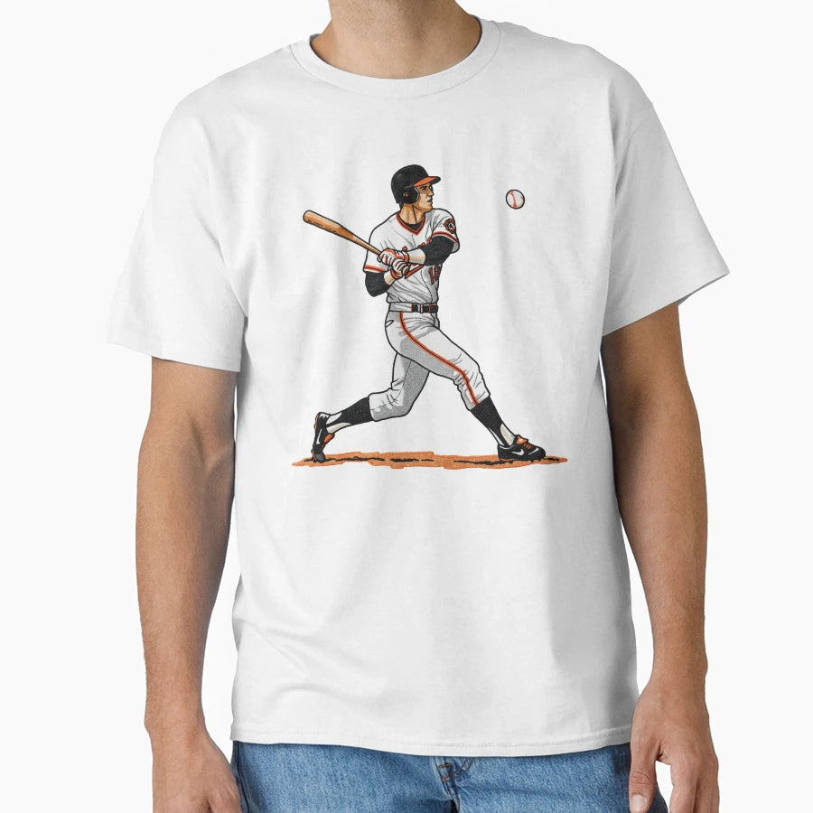 Baseball Player Swinging T-Shirt - Aesthetic Graphic Men Women - T-Shirt, Sweatshirt, Hoodie