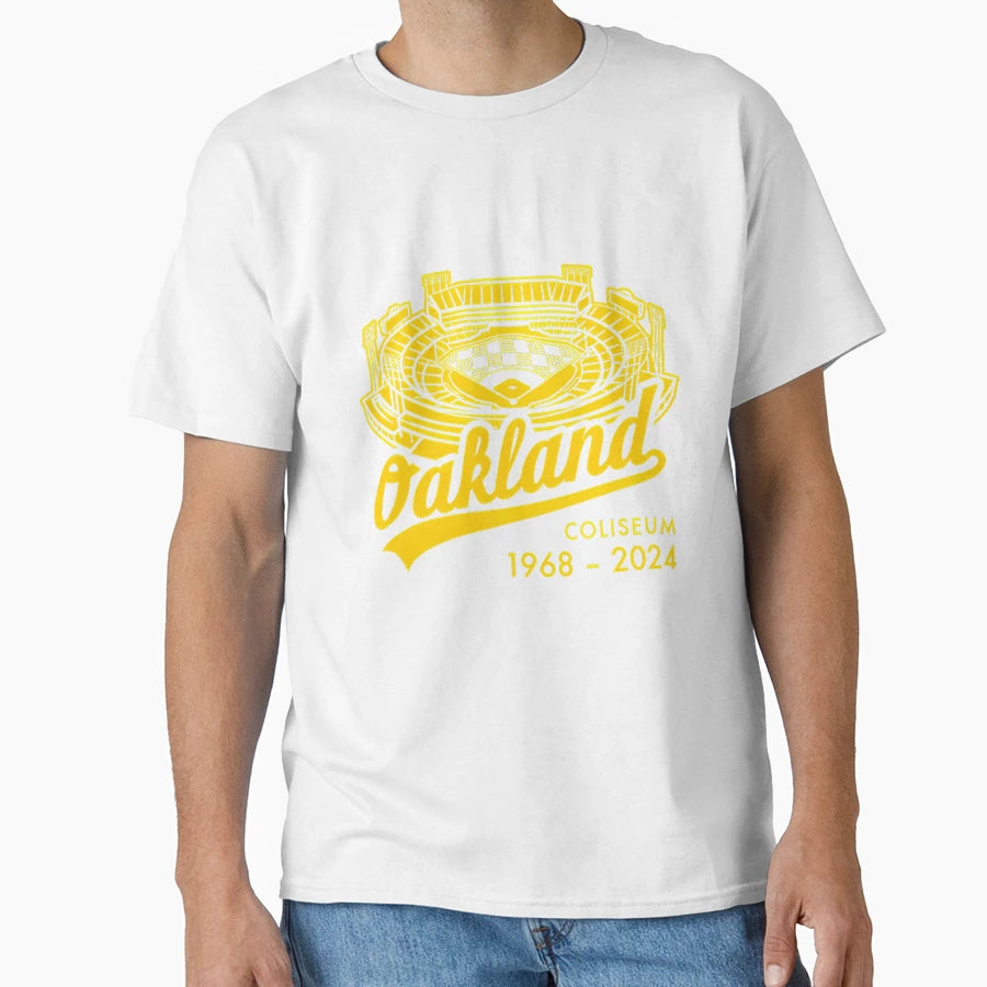 R I P Oakland Coliseum 1968 2024 T-Shirt - Aesthetic Graphic Unisex - T-Shirt, Sweatshirt, Hoodie