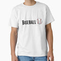 Baseball T-Shirt - Minimalist Print for Adults - T-Shirt, Sweatshirt, Hoodie