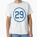 Adrian Beltre 29 Jersey Number T-Shirt - Trendy Graphic for Adults - T-Shirt, Sweatshirt, Hoodie