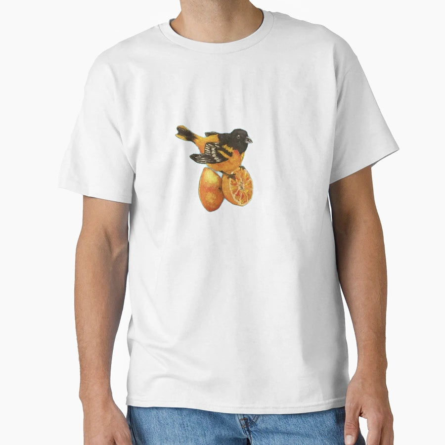 Orange Oriole T-Shirt - Custom Art Print for Adults - T-Shirt, Sweatshirt, Hoodie