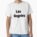 Los Angeles City Chic Trendy Font T-Shirt - Graphic Print Unisex - T-Shirt, Sweatshirt, Hoodie