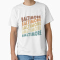 Baltimore T-Shirt - Minimalist Print Men Women - T-Shirt, Sweatshirt, Hoodie