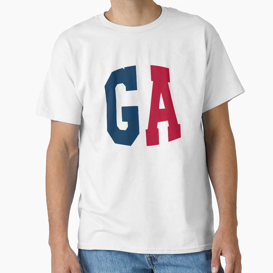 Georgia State Abbreviation T-Shirt - Streetwear Style Men Women - T-Shirt, Sweatshirt, Hoodie