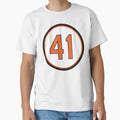 Kevin Brown 41 Jersey Number T-Shirt - Trendy Graphic Unisex - T-Shirt, Sweatshirt, Hoodie