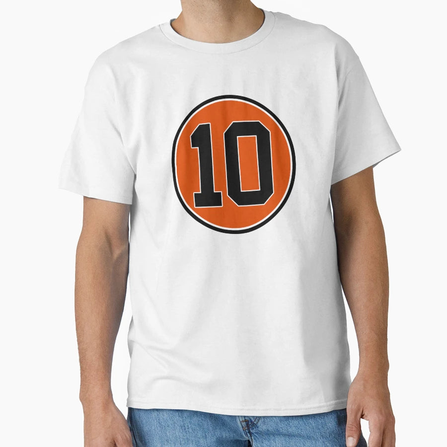 Adam Jones 10 Jersey Number T-Shirt - Unique Graphic Unisex - T-Shirt, Sweatshirt, Hoodie