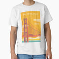 Golden Gate Bridge T-Shirt - Graphic Print Unisex - T-Shirt, Sweatshirt, Hoodie