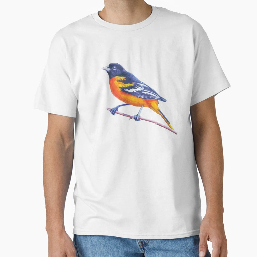 Baltimore Oriole Bird Painting No T-Shirt - Streetwear Style Unisex - T-Shirt, Sweatshirt, Hoodie