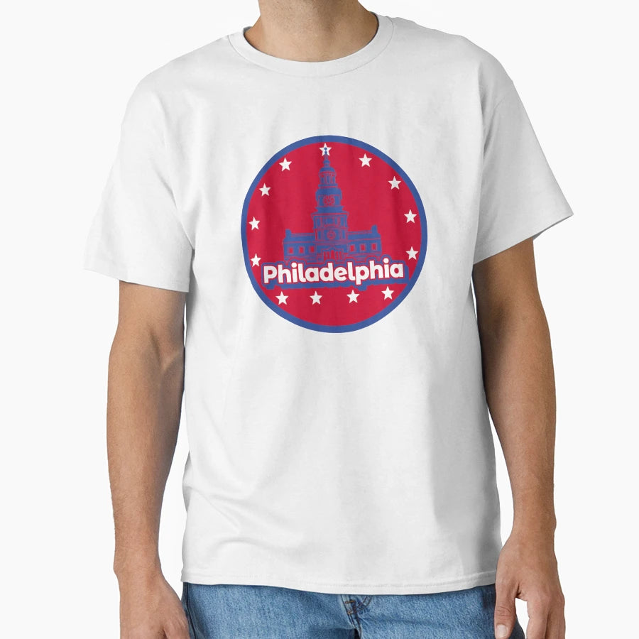 Philadelphia Independence Hall T-Shirt - Fun Novelty Design for Adults - T-Shirt, Sweatshirt, Hoodie