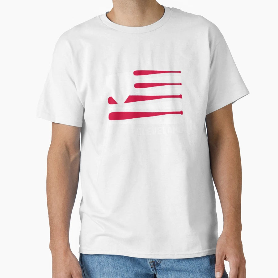 Cleveland Baseball Is American T-Shirt - Aesthetic Graphic for Adults - T-Shirt, Sweatshirt, Hoodie