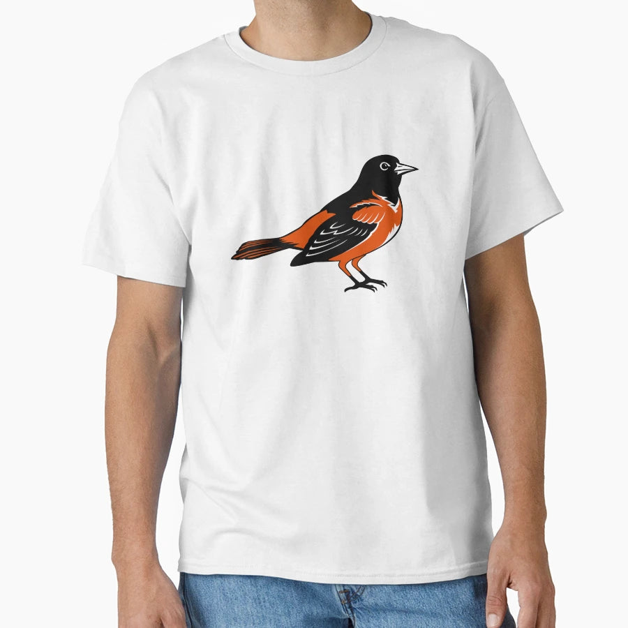 Oriole T-Shirt - Minimalist Print for Adults - T-Shirt, Sweatshirt, Hoodie