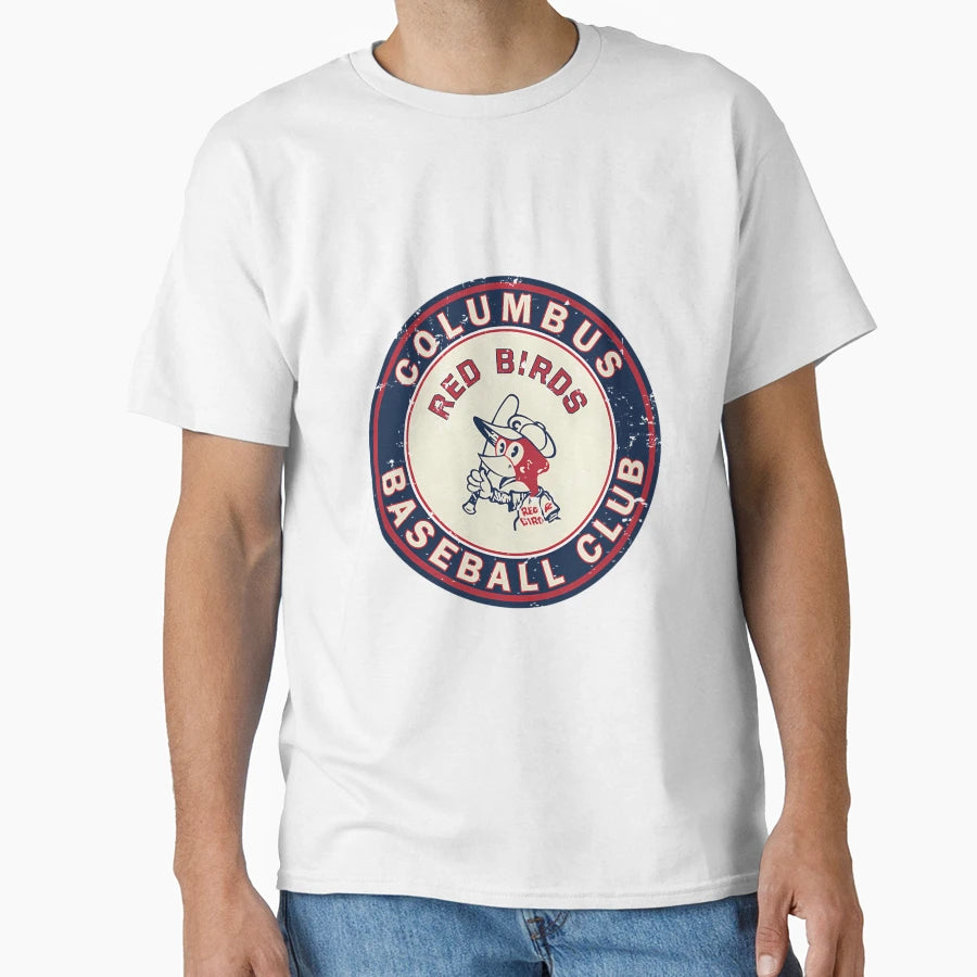 Columbus Red Birds Defunct T-Shirt - Aesthetic Graphic Unisex - T-Shirt, Sweatshirt, Hoodie