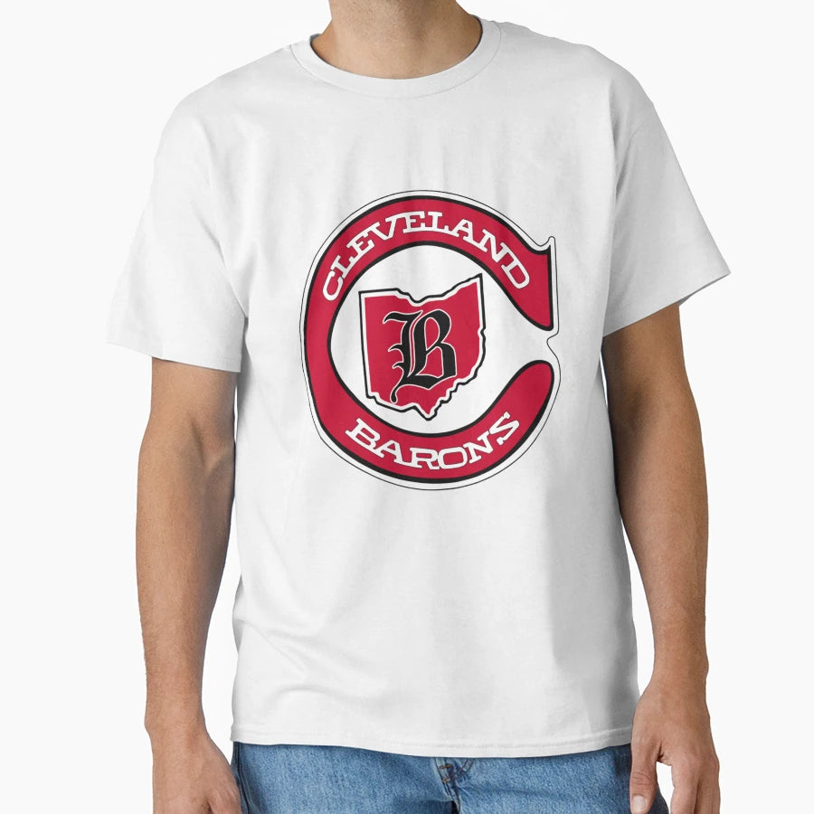 Cleveland Barons Hockey Logo T-Shirt - Fun Novelty Design for Adults - T-Shirt, Sweatshirt, Hoodie