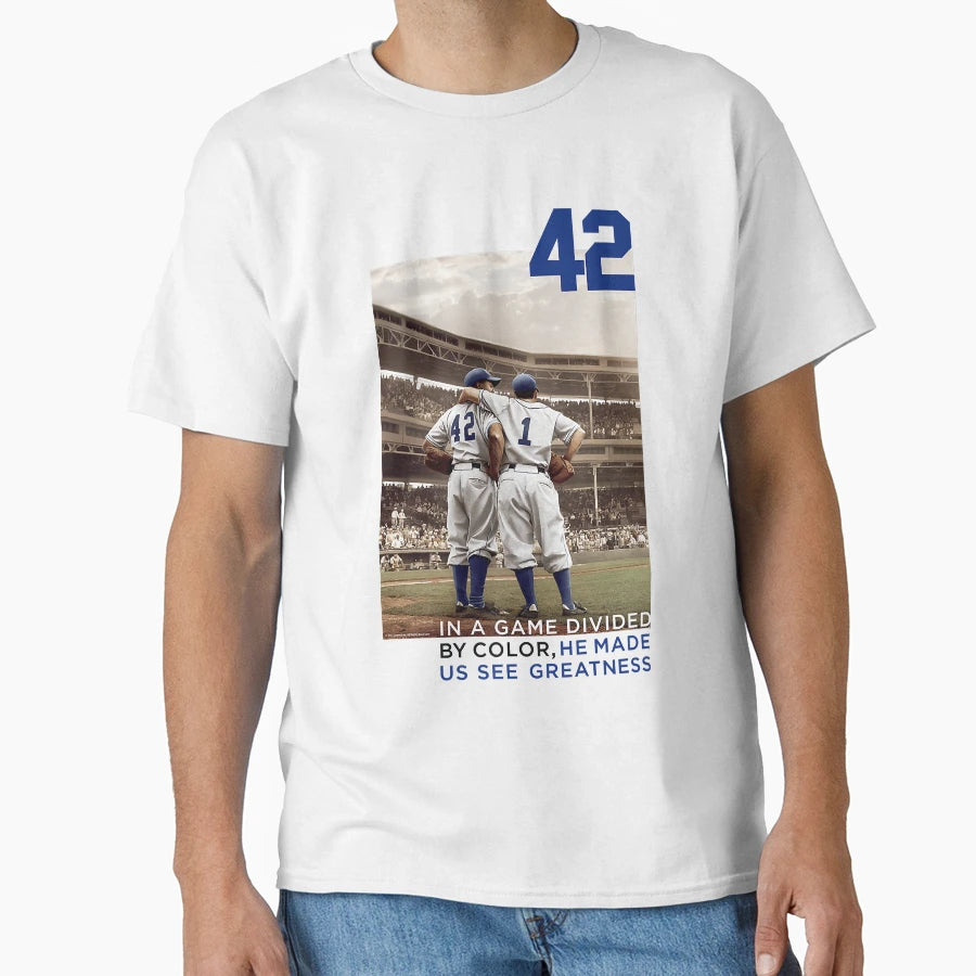 Isaac Morris 42 Jackie Robinson Mens T-Shirt - Trendy Graphic for Adults - T-Shirt, Sweatshirt, Hoodie