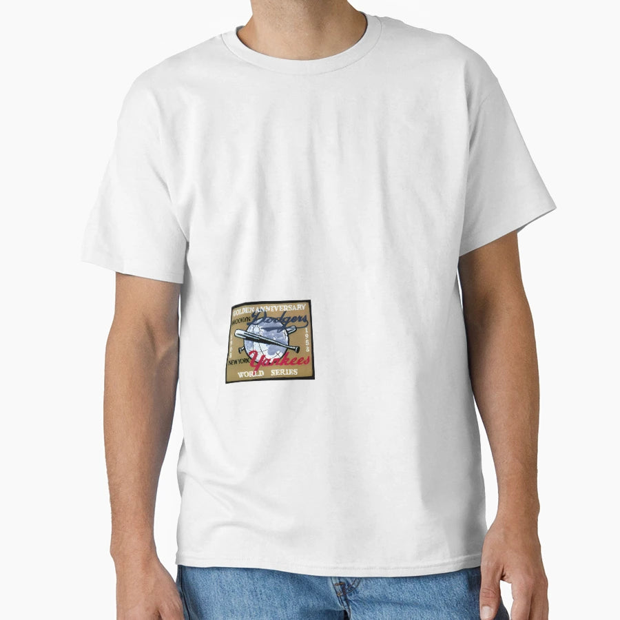 World Series Patch T-Shirt - Novelty Apparel for Adults - T-Shirt, Sweatshirt, Hoodie
