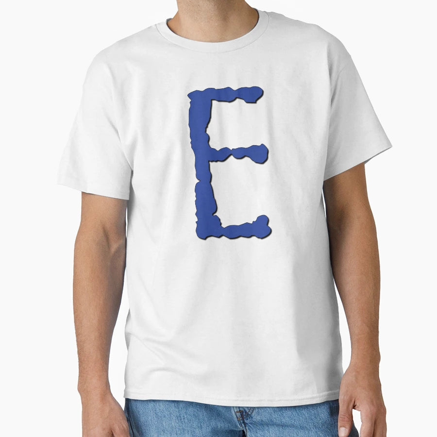 E Letter Letter E T-Shirt - Custom Art Print for Adults - T-Shirt, Sweatshirt, Hoodie
