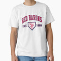 Scranton Wilkes Barre Red Barons T-Shirt - Custom Art Print Unisex - T-Shirt, Sweatshirt, Hoodie