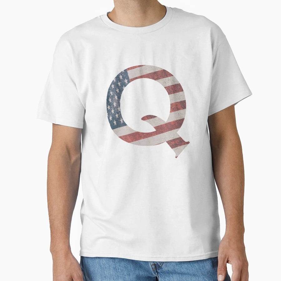 Q America T-Shirt - Casual Everyday Wear Unisex - T-Shirt, Sweatshirt, Hoodie