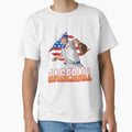 Softball American Flag Baseball Usa T-Shirt - Trendy Graphic Unisex - T-Shirt, Sweatshirt, Hoodie